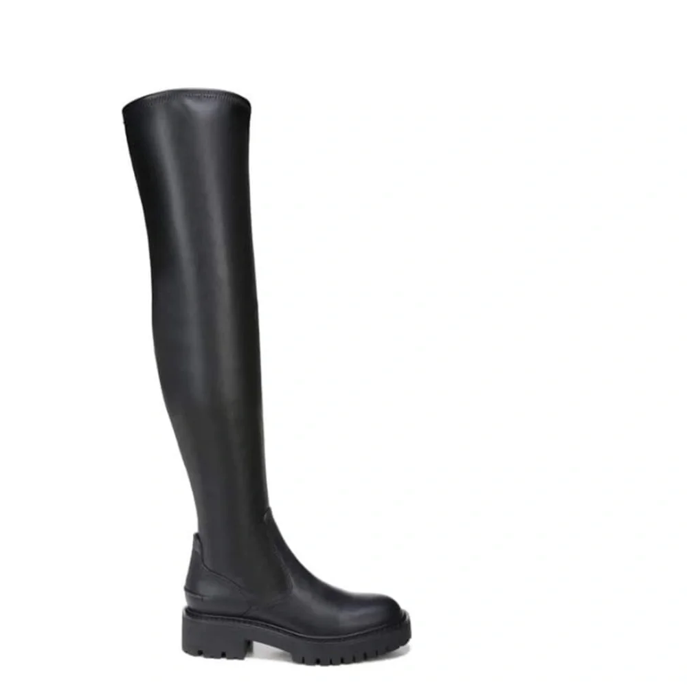 Franco Sarto Fera Faux Leather Over the Knee Boot Size 7.5 M $170